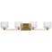 Visual Comfort Studio Lochdale Extra Large Vanity A19 33.62" Satin Brass