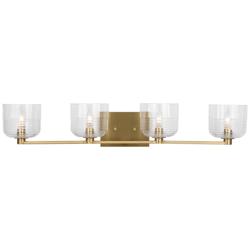 Visual Comfort Studio  Lochdale Extra Large Vanity  A19 33.62" Satin Brass