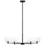 Visual Comfort Studio  Lochdale Large Chandelier  A19  33.87"   Black