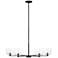 Visual Comfort Studio Lochdale Large Chandelier A19 33.87" Black
