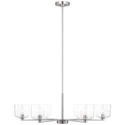 Visual Comfort Studio  Lochdale Large Chandelier  A19 33.87" Brushed Nickel