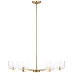 Visual Comfort Studio  Lochdale Large Chandelier  A19  33.87"  Satin Brass