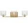 Visual Comfort Studio Lochdale Large Vanity A19 24.25" Satin Brass