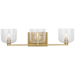Visual Comfort Studio  Lochdale Large Vanity  A19  24.25"  Satin Brass