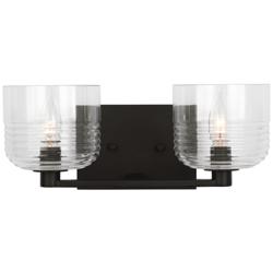 Visual Comfort Studio  Lochdale Medium Vanity  A19  14.75"   Black