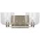 Visual Comfort Studio Lochdale Medium Vanity A19 14.75" Brushed Nickel
