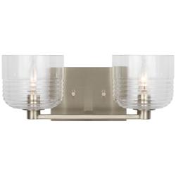 Visual Comfort Studio  Lochdale Medium Vanity  A19  14.75"  Brushed Nickel