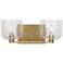 Visual Comfort Studio Lochdale Medium Vanity A19 14.75" Satin Brass