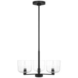 Visual Comfort Studio  Lochdale Small Chandelier  A19  17.87"   Black