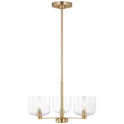 Visual Comfort Studio  Lochdale Small Chandelier  A19  17.87"  Satin Brass