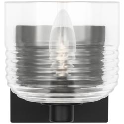 Visual Comfort Studio  Lochdale Small Sconce  A19  5.375"   Black