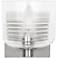 Visual Comfort Studio Lochdale Small Sconce A19 5.375" Brushed Nickel