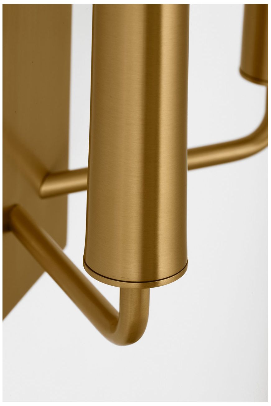 Image 3 Visual Comfort Studio Lois 18 Double Sconce Burnished Brass B11 more views