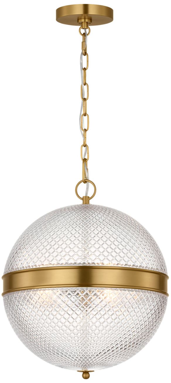 Image 4 Visual Comfort Studio Lucinda 15 Pendant Burnished Brass B11 more views