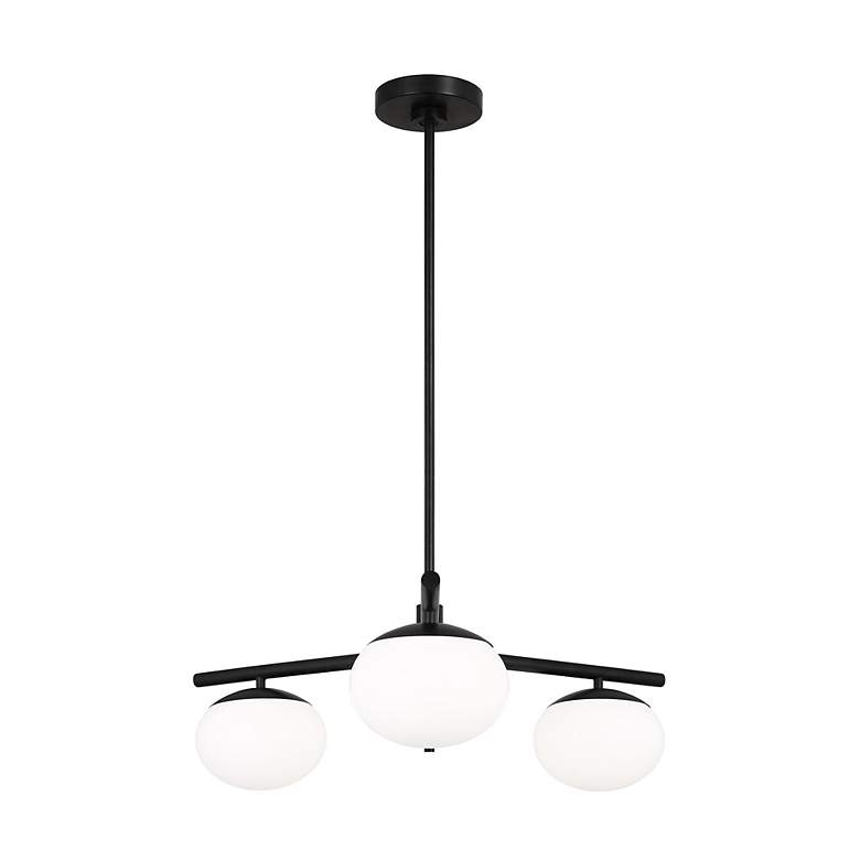 Image 5 Visual Comfort Studio Lune Aged Iron Ceiling 3 G9 T4 4.5w more views