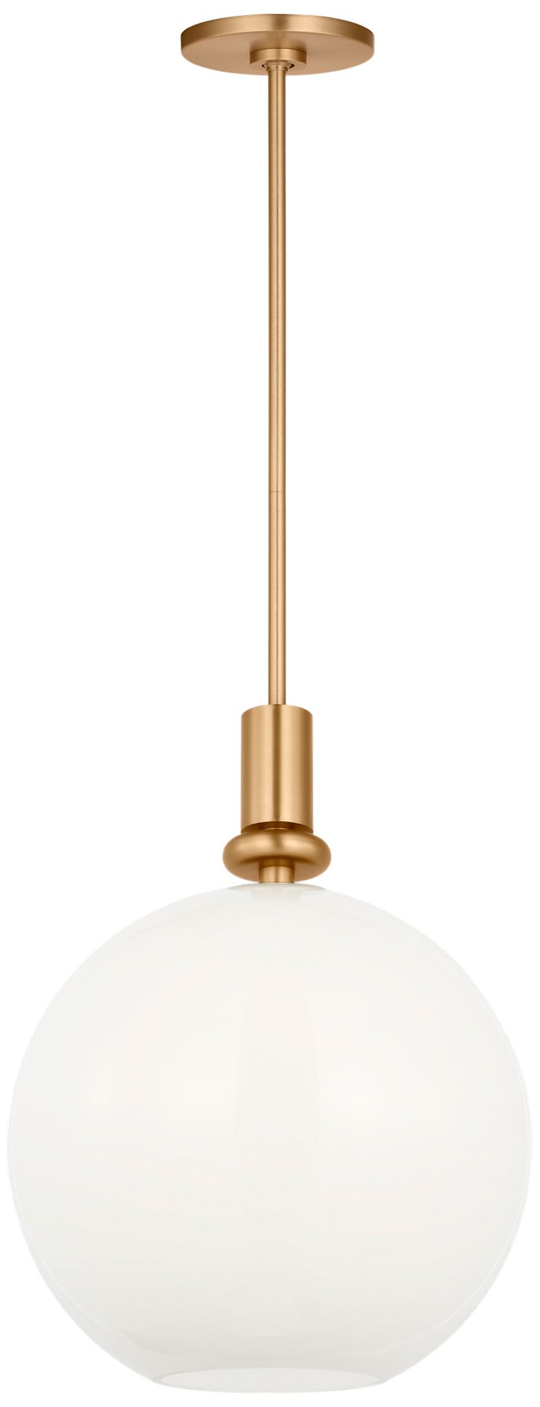 Visual Comfort Studio  Malcolm 14" Pendant  E26    Satin Brass