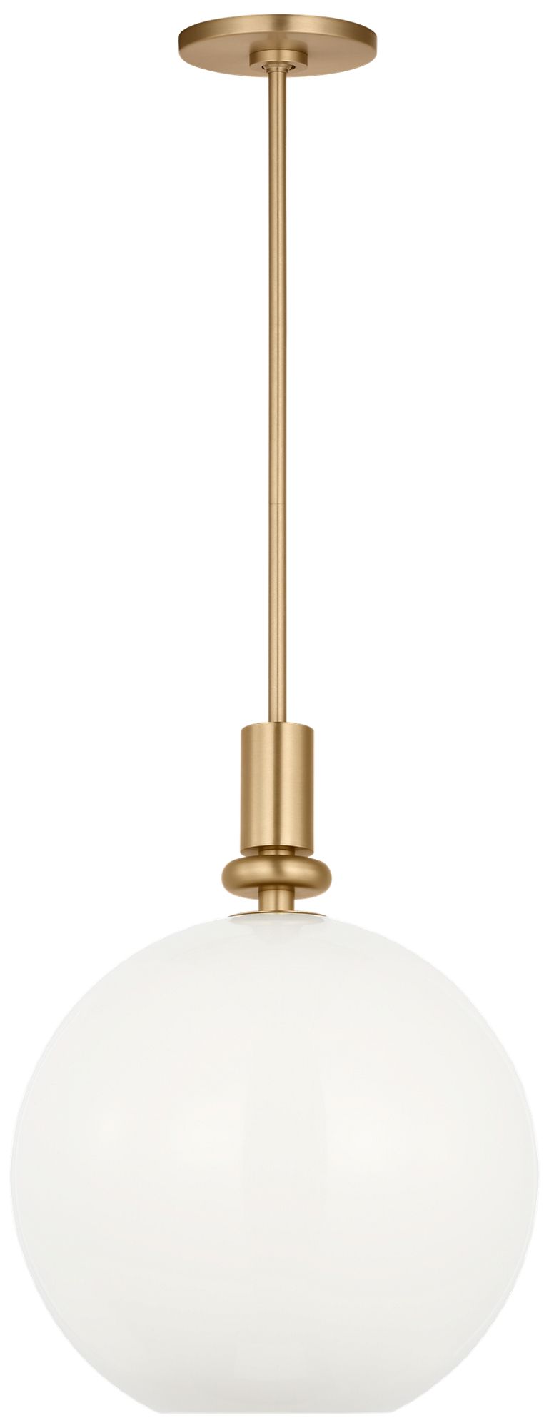 Image 2 Visual Comfort Studio  Malcolm 14" Pendant  E26    Satin Brass more views