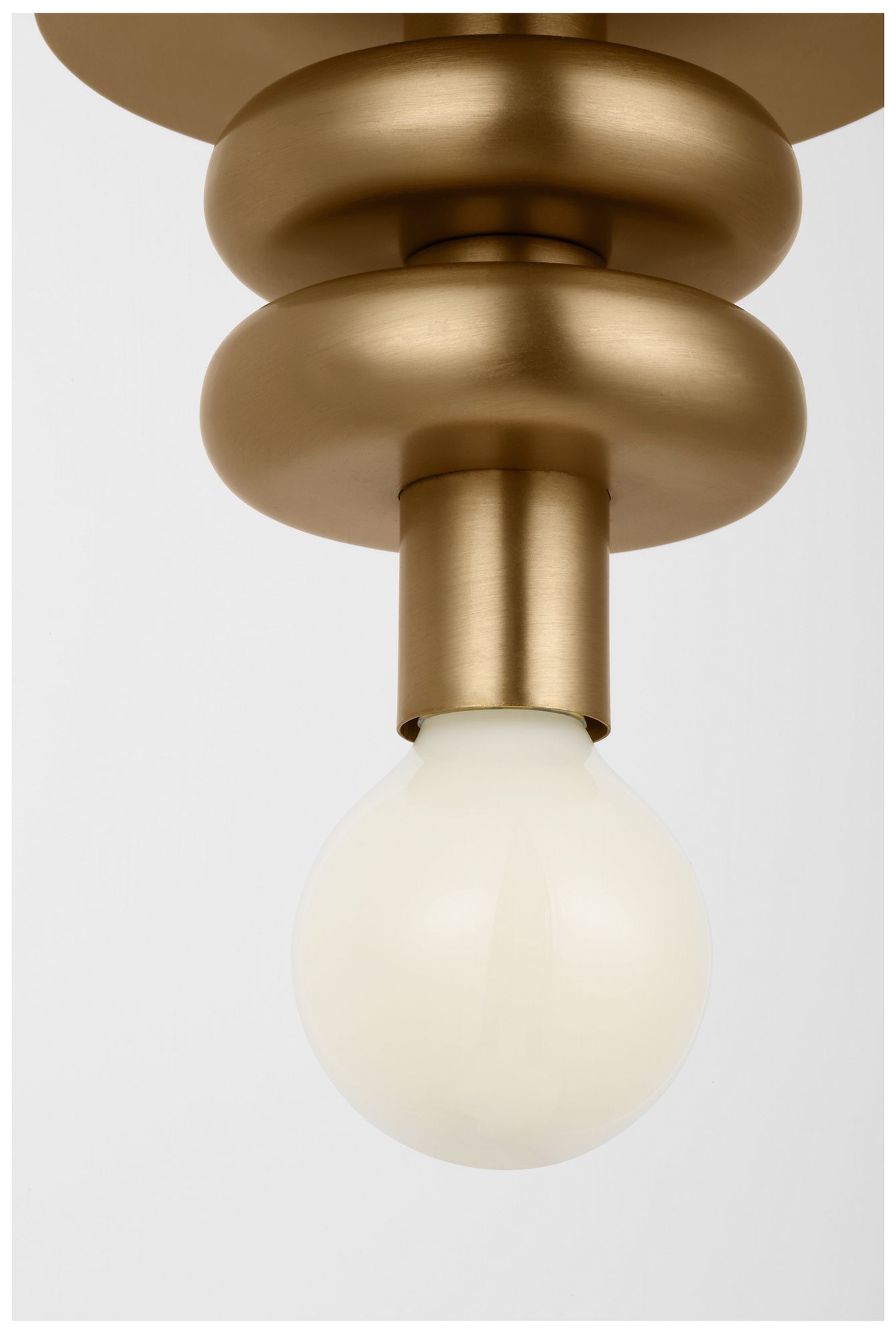 Image 4 Visual Comfort Studio  Malcolm 4" Solitaire  E12    Satin Brass more views
