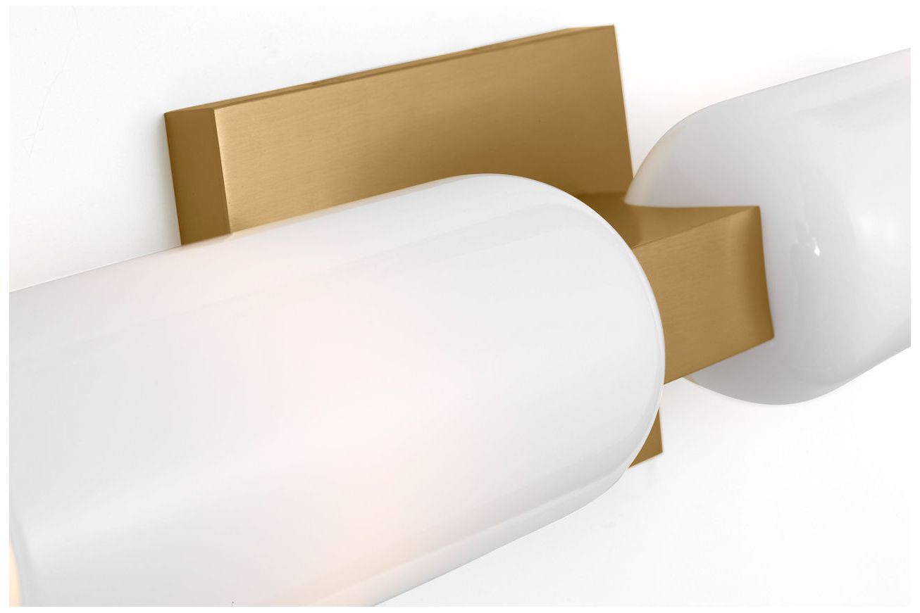 Image 3 Visual Comfort Studio Maroux 21 Bath Burnished Brass B11 more views