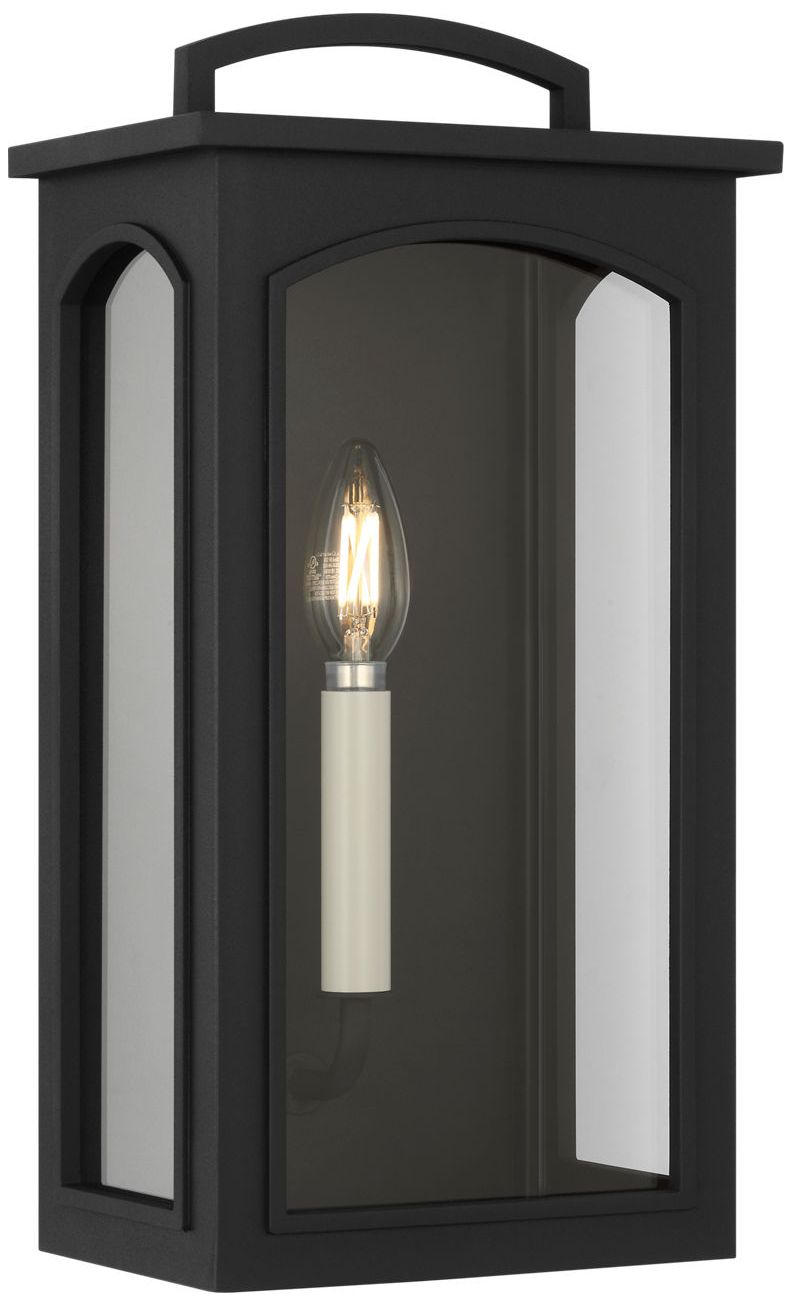 Image 4 Visual Comfort Studio Modesto 15 Outdoor Wall Textured Black B11 more views