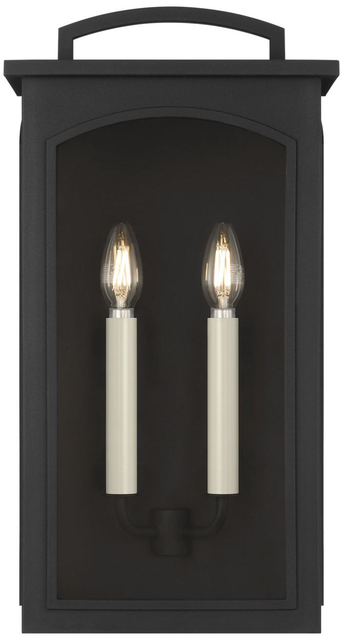 Image 2 Visual Comfort Studio Modesto 19 Outdoor Wall Textured Black B11 more views