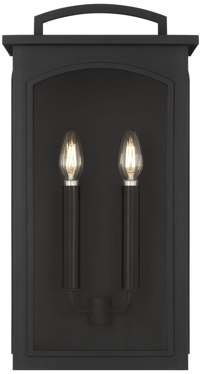 Visual Comfort Studio Modesto 19 Outdoor Wall Textured Black B11