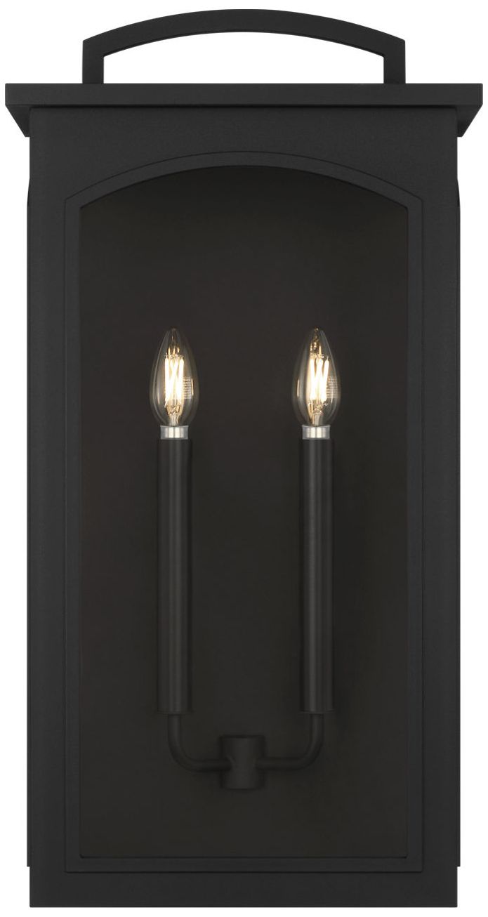 Image 2 Visual Comfort Studio Modesto 24 Outdoor Wall Textured Black B11 more views