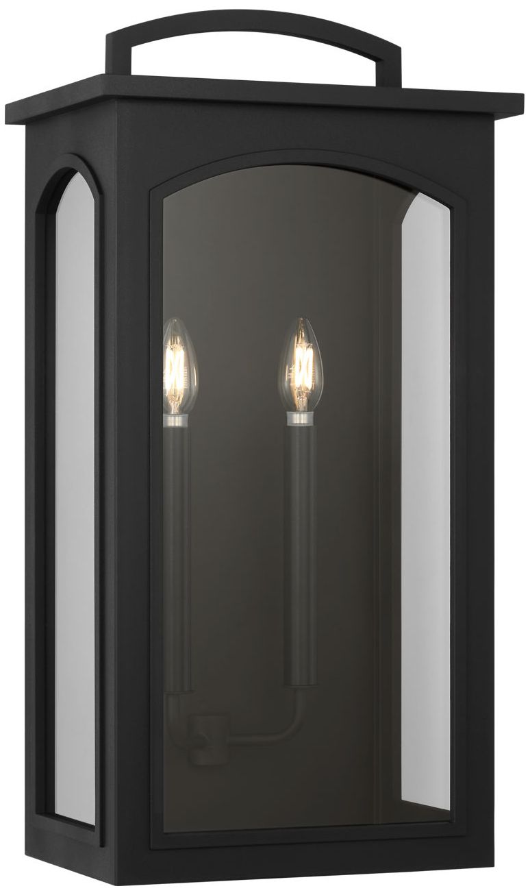 Image 3 Visual Comfort Studio Modesto 24 Outdoor Wall Textured Black B11 more views