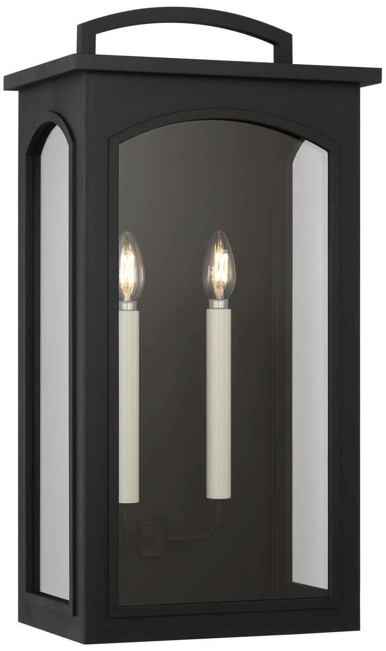 Image 4 Visual Comfort Studio Modesto 24 Outdoor Wall Textured Black B11 more views