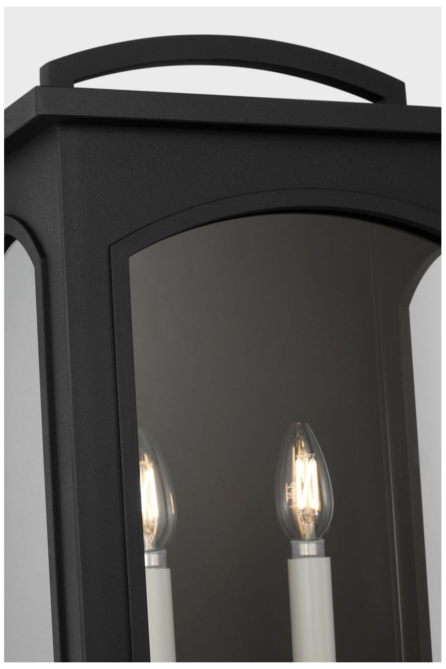 Image 7 Visual Comfort Studio Modesto 24 Outdoor Wall Textured Black B11 more views