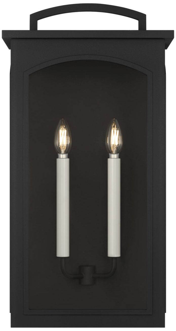 Visual Comfort Studio Modesto 24 Outdoor Wall Textured Black B11