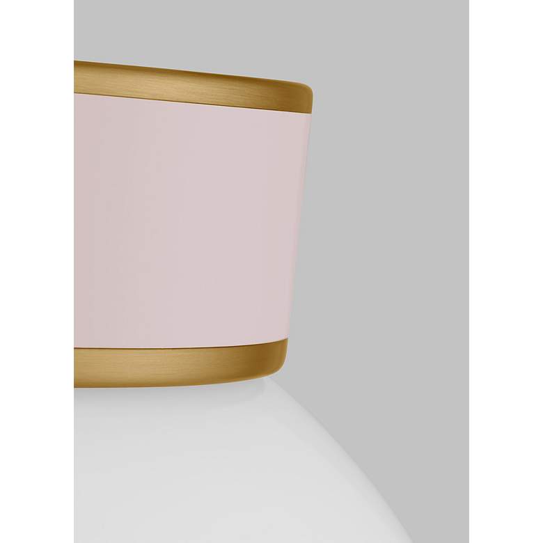 Image 3 Visual Comfort Studio Monroe Burnished Brass / Blush Ceiling Lights 1 E26 more views
