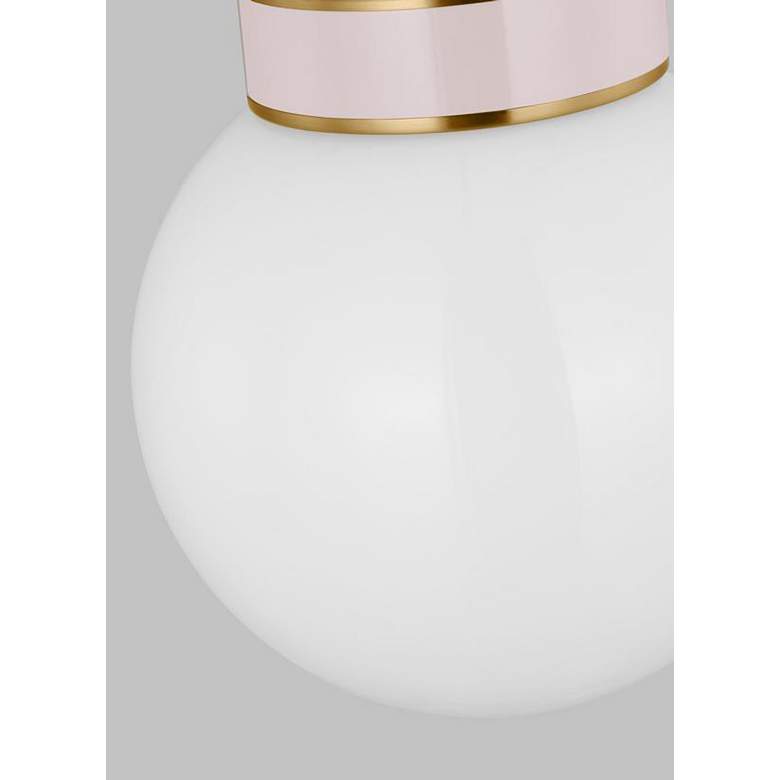 Image 4 Visual Comfort Studio Monroe Burnished Brass / Blush Ceiling Lights 1 E26 more views