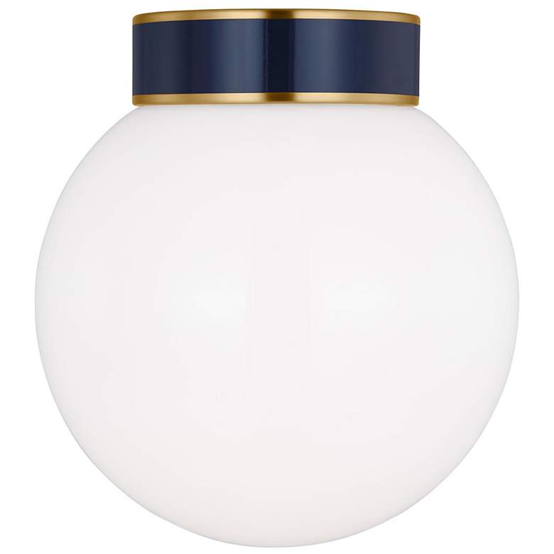 Image 1 Visual Comfort Studio Monroe Burnished Brass / Navy Ceiling Lights 1 E26