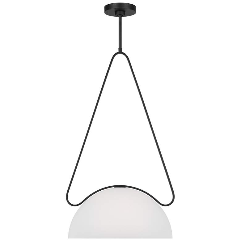 Image 1 Visual Comfort Studio Nido Midnight Black Pendant 1 G9 T4 4.5w