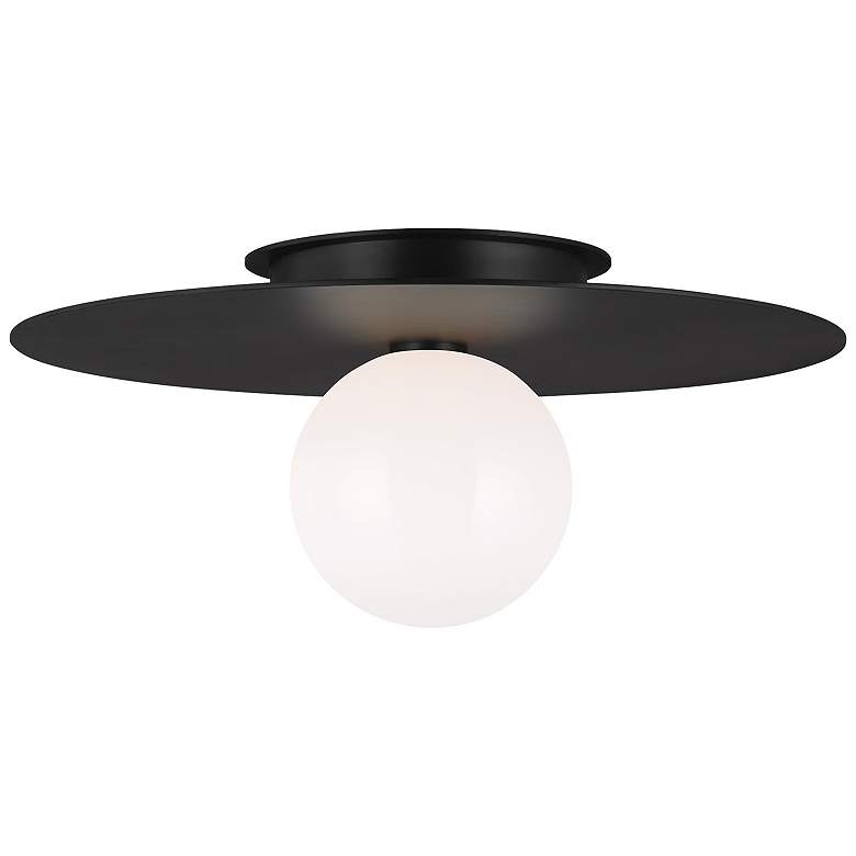 Image 2 Visual Comfort Studio Nodes 17.5" Midnight Black Ceiling Lights 1 G9 T more views