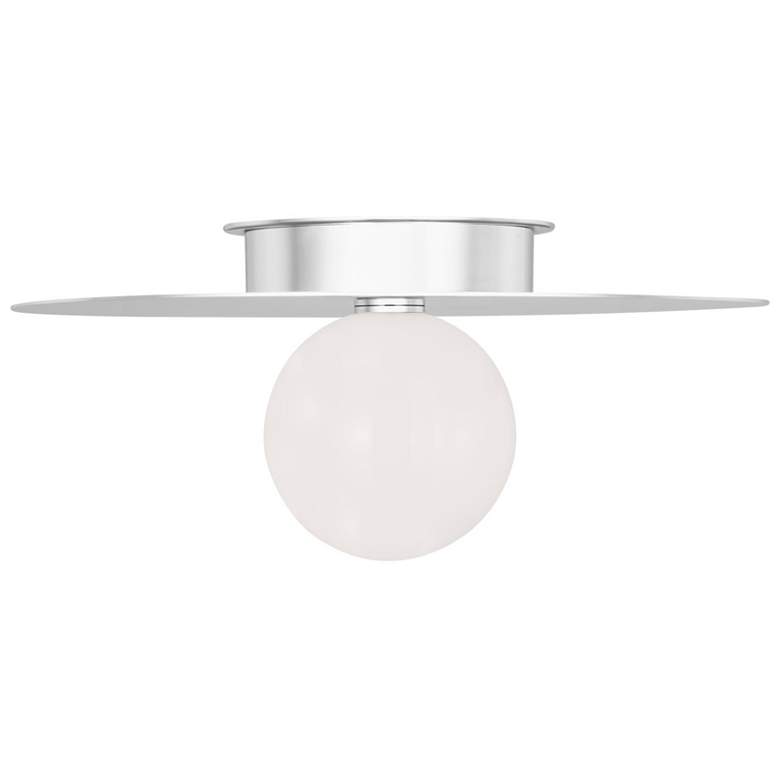 Image 1 Visual Comfort Studio Nodes 17.5 Polished Nickel Ceiling Light 1 G9 T4 4.5w