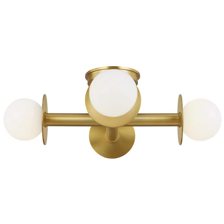 Image 1 Visual Comfort Studio Nodes 18" Wide Modern Brass Ceiling Light