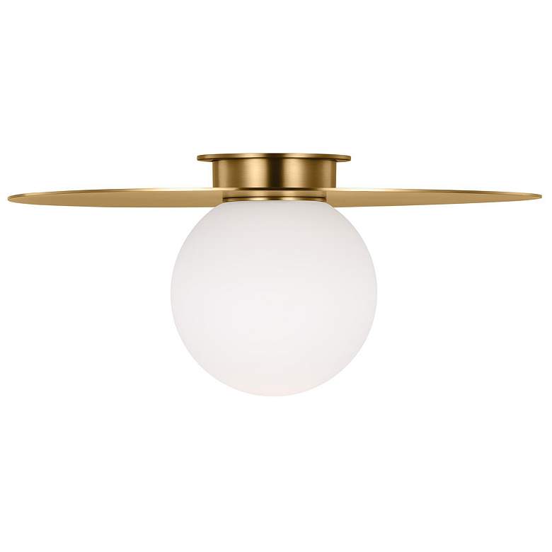Image 3 Visual Comfort Studio Nodes Burnished Brass Ceiling Light 1 E26 Medium A19 more views