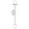 Visual Comfort Studio Nodes Double Sconce T4 4.75" White