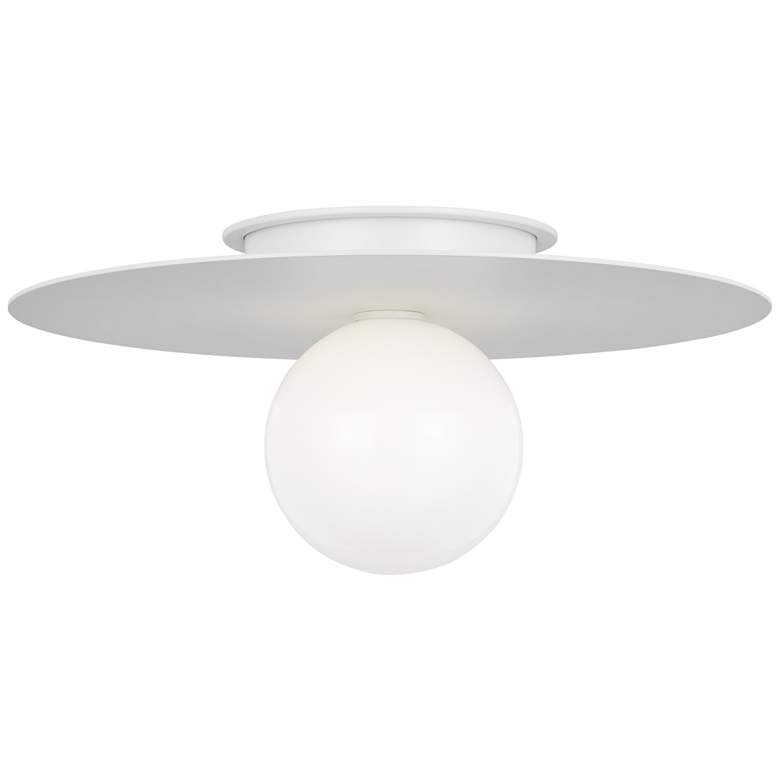 Image 1 Visual Comfort Studio Nodes Large Flush Mount T4 17.5" White