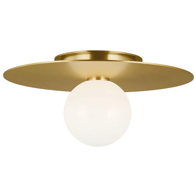 Image 2 Visual Comfort Studio Nodes Med Burnished Brass Ceiling Lights 1 G9 T4 4.5w more views