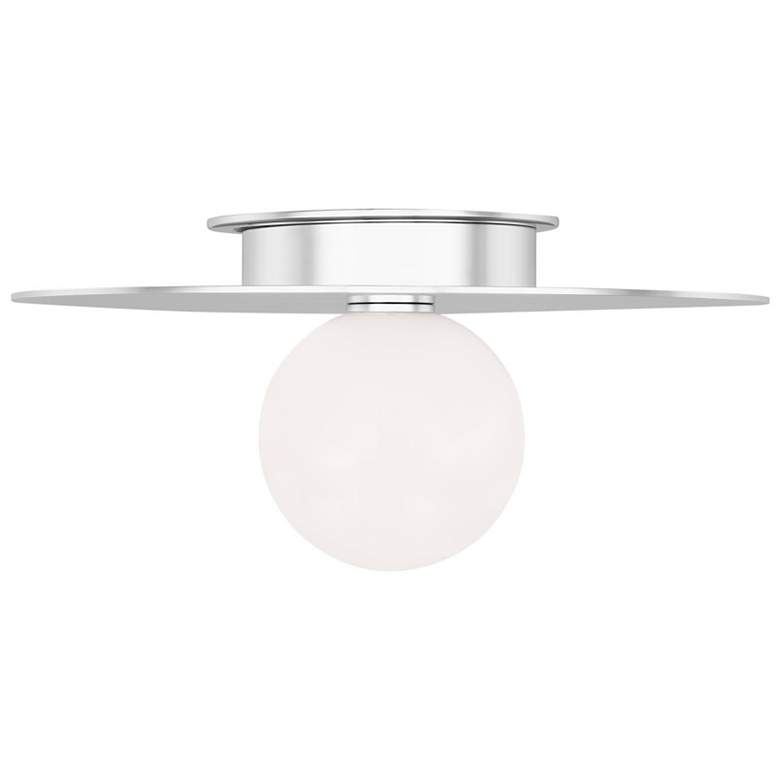 Image 1 Visual Comfort Studio Nodes Med Polished Nickel Ceiling Lights 1 G9 T4 4.5w