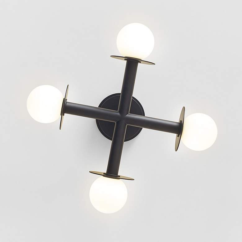 Image 5 Visual Comfort Studio Nodes Midnight Black Ceiling Lights 4 G9 T4 3w more views