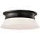 Visual Comfort Studio Panos Medium Flush Mount A19 13.87" Aged Iron