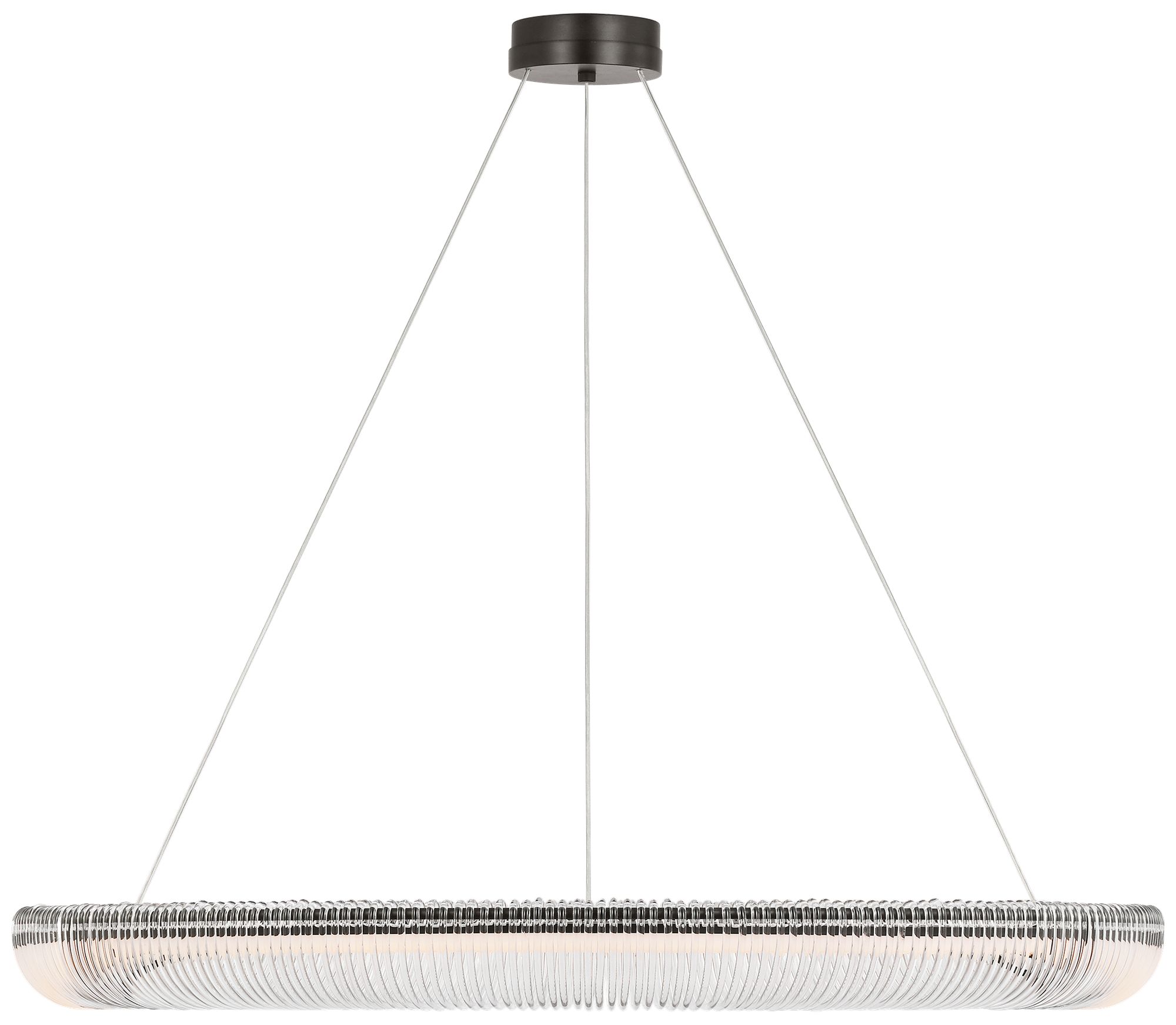 Image 2 Visual Comfort Studio  Pierce 40" Chandelier   LED    Aged Iron more views