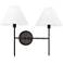 Visual Comfort Studio Ridgewood Medium Sconce Torpedo 19" Aged Iron