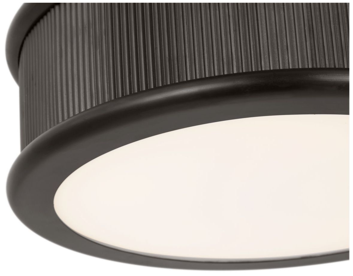 Image 3 Visual Comfort Studio Ritz 18 Flush Mount Aged Iron B11 more views