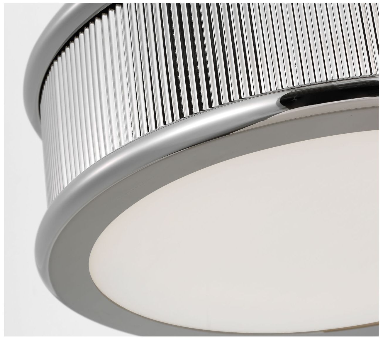 Image 4 Visual Comfort Studio Ritz 18 Flush Mount Polished Nickel B11 more views