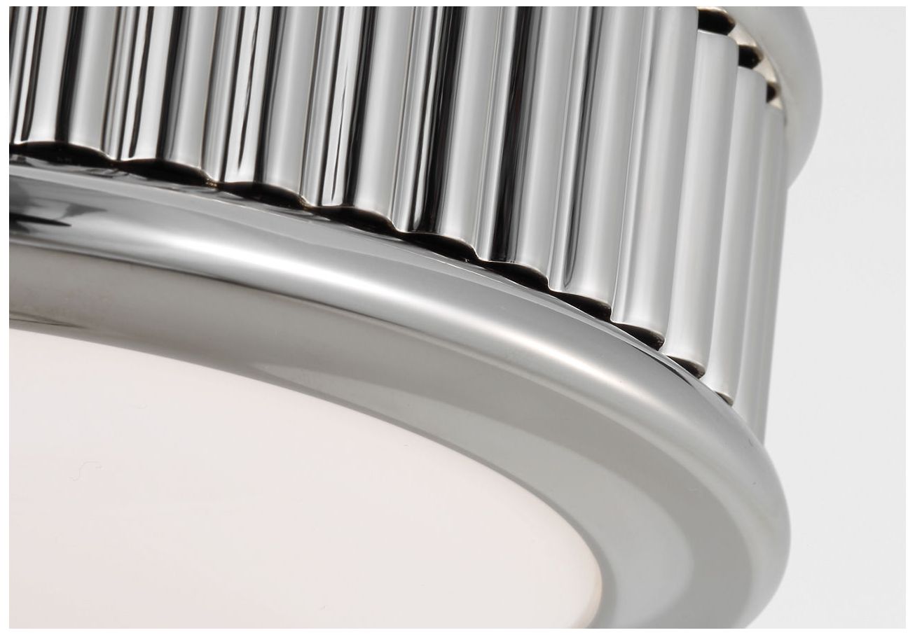 Image 2 Visual Comfort Studio Ritz 5 Flush Mount Polished Nickel LED more views